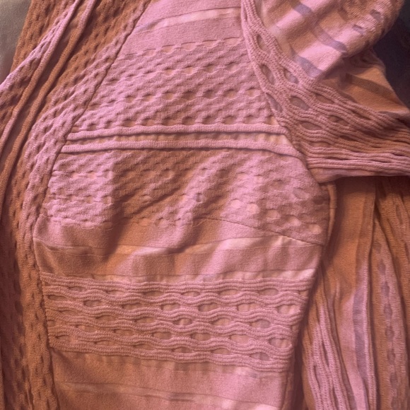 BCBG MaxAzria Women’s Kinley Long Sleeve V-neck Dress in Sepia Rose size S. - Picture 3 of 6